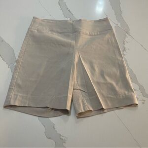 Women's Elliot Lauren stretch pull on Capri Tan Shorts
